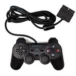 OSTENT Wired Analog Controller Gamepad Joystick Joypad for Sony Playstation PS2 PS1 PS One PSX Console Dual Shock Vibration Video Games