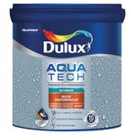 Dulux Aquatech Roof Waterproof with Solar Reflective Coating, Prevents Water Seepage & Reduce Surface Temperature Upto 10 Degree & 10 Years Waterproofing Cooling Performance, 4 Liter