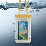 Naturehike IPX8 Floating Waterproof Phone Pouch, Waterproof Phone Case with Lanyard for iPhone 16 15 14 Pro Max, Galaxy S24 S23 S22 Ultra, Vacation Beach Pool Kayak Cruise Travel Essentials