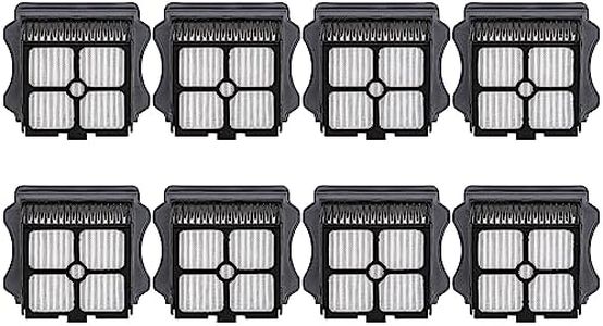 (8 Pieces) HEPA Filters Compatible With Tineco iFloor 3/ Floor One S3/ Floor One S5/ Floor One S5 Pro 2, Wet Dry Vacuum Cleaner Filter Kit, Replacement Parts 8 Filters