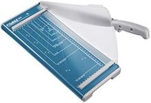 Dahle 502 Guillotine Paper Cutter (Cutting Performance up to 8 Sheets / DIN A4) Blue