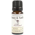 Nikura Honey & Vanilla Fragrance Oil - 10ml | for Gifts, Diffusers, Candle Making, Soap Making | Great for use in Bath Bombs, Perfume Oil, Perfume Scents | Vegan & UK Made