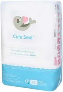Cute Seal Pant Style Baby Diaper(Large) Pack Of 52 (9-14 kgs)