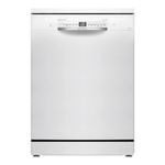 Bosch 14 Place Settings Dishwasher (SMS6IKW01I, Free-Standing, 60 cm, White, Home Connect, EcoSilence Drive, Intensive Kadhai Wash, Inverter Motor)