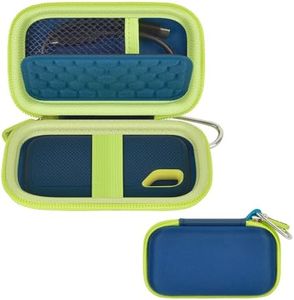 Hard Case Compatible with SanDisk Extreme PRO 500GB 1TB 2TB 4TB Portable External SSD. Carrying Travel Holder for Crucial X8 Solid State Drive (Box Only)-Navy Blue