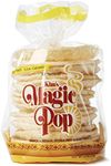 Kim's Magic Pop Freshly Popped Rice Cakes | Keto, Vegan | Original Flavor | 6 Bags | 15 Cakes per Bag | Low Carb, Sugar Free, Fat Free, Natural, Multigrain Korean Snack | Easy Bread, Chip, Cracker Replacement