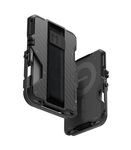Aulumu G03 Carbon Fiber Card Case | Magnetic Wallet Compatible with MagSafe | Multi Function - Mobile Phone Stand/Grip | Bottle Opener | RFID Shielding Card
