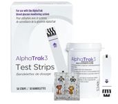 AETN Creations Alphatrak 3 Test Strips Pack of 50 Trusted, Veterinary Approved, Accurate and Easy-to-Use Pet Glucose Monitoring Strips for Cats and Dogs