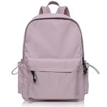 BITUOR School Backpack, Casual Daypack for Men Women Laptop Backpack Travel & Work Daypack Lightweight School Bag College Rucksack Secondary School Backpack School Bookbag for Teenage Girls, Violet