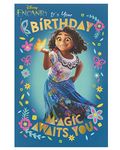 UK Greetings Disney Encanto Its Your Birthday Card - Birthday Card for Her - Childrens Birthday Card, 745599-0-1, Multi