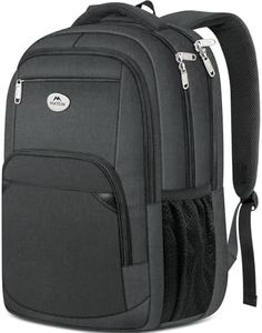 Laptop Backpack for Men,Durable Business Anti Theft Travel Laptops Backpack with USB Charging Port,15.6 Inch Water Resistant College School Bookbag Computer Work Backpack for Men Women Gift,Black