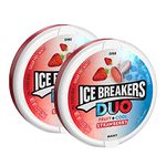 Ice Breakers Duo Fruit and Cool Strawberry Mints Pack of 2, X 36 Gram