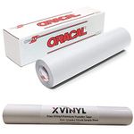 Oracal 651 Vinyl Matte White (12" x 20 ft Roll) Outdoor Vinyl (20 ft) - Plus Bonus Permanent Maple Leaf Decal