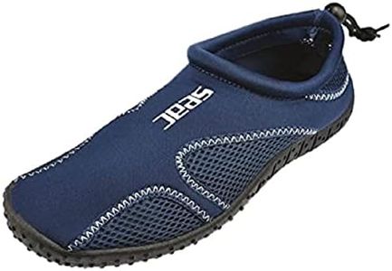 Seac Mixte Chaussures aquatiques pour adultes et enfants, Séchage rapide, Chaussures pour piscine et plage, Blanc Bleu, 42 EU