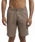 Jockey Men's Regular Shorts (1203_Dark Khaki_L_Dark Khaki_Large)