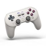 8BitDo Pro 2 Bluetooth Controller for Switch, PC, Android, Steam Deck, Gaming Controller for iPhone, iPad, macOS and Apple TV(G Classic Edition)