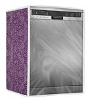 Classic Dishwasher Cover Suitable for Bosch of 12, 13, 14, 15 Place Setting (63X63X81CMS, Purple Flower)