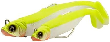 Savage Gear Savage Minnow WL 2+1 – Weedless Design, Lively Kicking Action, Ideal for Predator Fish like Pike, Perch & Zander, Perfect for Freshwater & Saltwater Anglers Blue Pearl Silver 12.5 cm