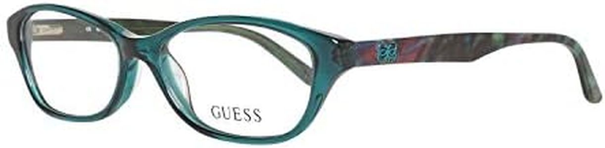 Guess Women's Brille GU2417 52I33 Optical Frames, Green (Grün), 52