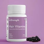 Hair Vitamins by Instrength (INDIA'S MOST TRUSTED BRAND) - support men &women (support hair care & reduce hair fall & maintanence hair life & prevent all hair issues)-10% offer