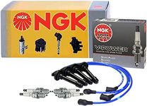 NGK Wire & 4 V-Power Spark Plugs Kit For Honda CR-V LX EX SE 2.0 L4 B20Z2 99-01