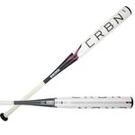 Mizuno CRBN1 - Fastpitch Softball Bat (-10) | Womens Composite Fast Pitch BAT | White-Black | 24oz | 34 INCHES (3400)