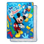 Northwest Throw Blanket, Polyester, Mickey Mouse Buddies Rule, 60" x 80"