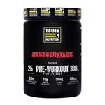 Time 4 Pre Workout Professional High Strength Vegan Pre Workout Powder for Men & Women Energy Drink Zero Sugar with L Citrulline Malate, Beta Alanine, L-Tyrosine, Alpha GPC, Theacrine (Raspberryade)