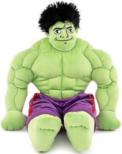 Jay Franco Marvel Super Hero Adventures Toddler Hulk Plush Stuffed Pillow Buddy - Super Soft Polyester Microfiber, 18 inch (Official Marvel Product)