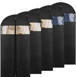 5 Pack - Moucas 50" Black Garment B