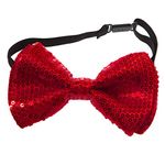 Red Sequin Bow Tie