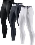 TSLA Men's Compression Pants, Cool 