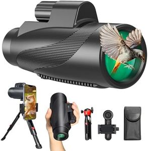 Gosky 12x50 Monocular for Adults, Monocular Telescope with BAK4 Prism & FMC Lens,Lightweight Monocular Ideal for Bird Watching Hunting Wildlife Hiking Traveling