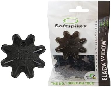 Softspikes Black Widow Classic Cleat Fast Twist 3.0, black, 18 Count