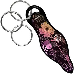 MUNIO Self Defense Keychain Kit – Personal Safety Device, Portable and Legal for Airplane Travel, TSA Approved, Made in the USA (Modern Flowers)