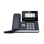 Yealink SIP-T53 HD Prime Business IP Corded Phone with Adjustable 3.7 Inch Graphical LCD Screen, Up to 12 VoIP accounts & Dual-port Gigabit Ethernet – Black