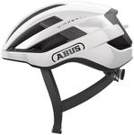 ABUS WingBack Racing Bicycle Helmet - Simple Helmet for Sporty Riding in Everyday Use and Leisure Time for Adults and Teenagers - White, Size L