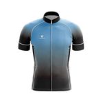 TRIUMPH Men's Cycling Jerseys Mountain Bike MTB Jersey Short Sleeve with 3 Rear Pockets and Reflective Strips for Outdoor Cycle Ride Shirts Quick Dry Full Zip Bicycle Tops Clothes for Cyclist Size S