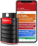 Thinkdiag OBD2 Bluetooth Scanner, All System OE Level Car Diagnostic Tools with Active Test, ECU Coding,15+ Service Functions All Software 1 Year Free fits for iPhone & Android Phone