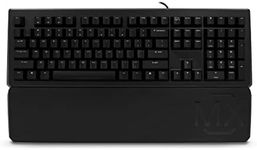 Cherry MX 1.0 Wired Mechanical Keyboard with MX Red Silent Switches - with Palm Rest for Ergonomic Quiet Typing Experience. Full Size with Number Pad