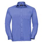 Russell Collection Mens Long Sleeve Shirt (19.5) (Corporate Blue)