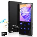 Gueray 128GB MP3 Player with Bluetooth 5.0 Portable Music Player Digital with HiFi Sound Built-in Speaker Support FM Radio Voice Recorder TF Card