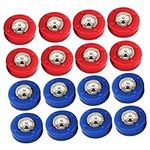 Toddmomy 16pcs Tabletop Shuffleboard Desktop Toys Mini Accessories Soccer Equipment Rolling Balls Supplies Roll Beads Toys Shuffleboard Pucks Roller Tabletop Game Rolling Beads Rollers Set