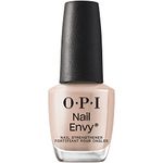 OPI Nail Envy Nail Polish, Strong Nail Strengthener Treatment For Strong Nails, Vegan Nail Repair and Strenght for Damaged Nails, Nude Nail Polish Double-Nude-y 15ml