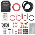 Split Charge Relay Kit, Smart Dual Battery Isolator Kit 12V 140Amp, Voltage Sensitive Relay kit, for Car, Caravan, Off-road, Truck, SUV, RV, ATV, UTV, Boat
