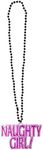 Beistle 57251 Beads with Naughty Girl Medallion, 36-Inch