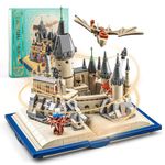 Magic Castle Book Toy Building Set, Castle Architecture Building Blocks, Decor Model Toys Gifts for Kids, Collection Sets for Adult, Iconic Wizarding World Scenes(727 PCS)