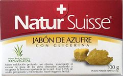 Natur Suisse Jabon De Azufre Sulfur Soap 3.5 oz. With Glycerin