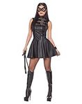 Spirit Halloween DC Villains Adult Catwoman Dress Costume | Officially Licensed | Batman | DC Cosmics | Cosplay | Couples Costumes - L