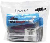 Harmony Fishing Bait Bags (10 Pack) - Durable Clear Storage Bag Organizers for Soft Plastic Baits, Lures, Tackle, and Fishing Accessories